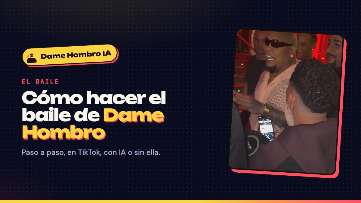 Baile de Dame Hombro: el freestyler se ríe y mueve los hombros con el público en una escalera iluminada
